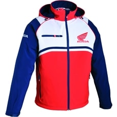 Bunda Honda HYBREED SOFTSHELL 16 - červená/modrá