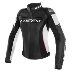 Dámská kožená bunda Dainese RACING 3 LADY - růžová