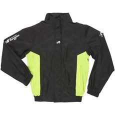 Nepromokavá bunda na motorku Furygan NEPTUNE - černá/reflex. žlutá