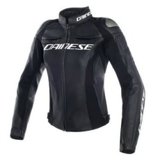 Dámská kožená bunda Dainese RACING 3 LADY - černá