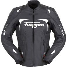 Dámská bunda na motorku Furygan GINGER - černá/bílá