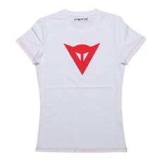 Dámské triko s krátkým rukávem Dainese SPEED DEMON LADY bílá/červená