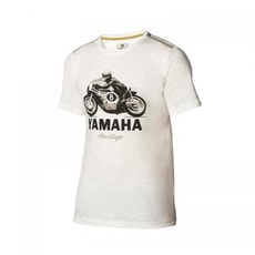 Tričko Yamaha Heritage, bílé